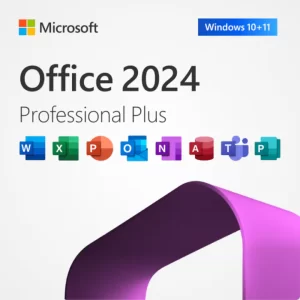 Licență Microsoft Office 2024 Pro Plus, licență permanentă, compatibilă cu Windows 10 și Windows 11