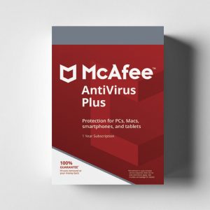 McAfee Antivirus Plus, licență electronică 1 An pentru 3 Dispozitive
